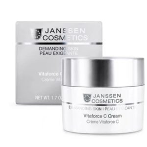 Vitamin C cream for normal and dry skin