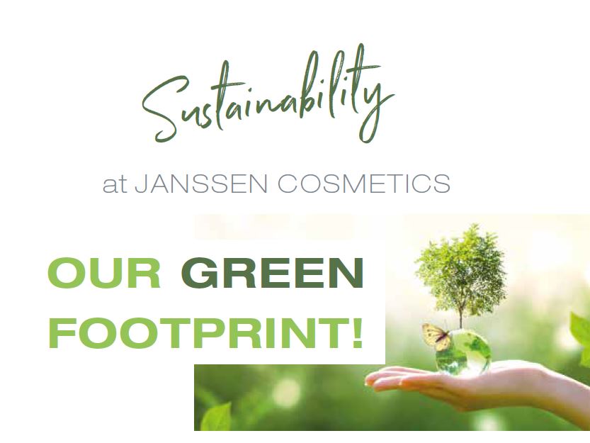 Janssen Cosmetics sustainability green footprint