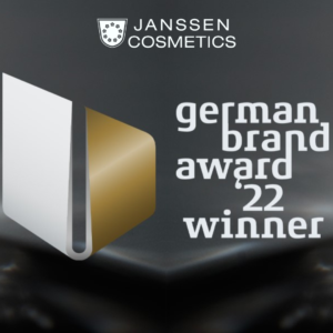 German Brand Award 2022 Janssen Cosmetics!
